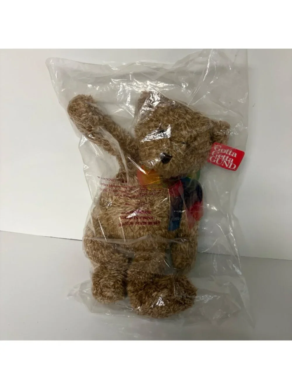 Gotta Getta Gund Bear F25724-1 Bearessence Plush Stuffed Animal Brown 14